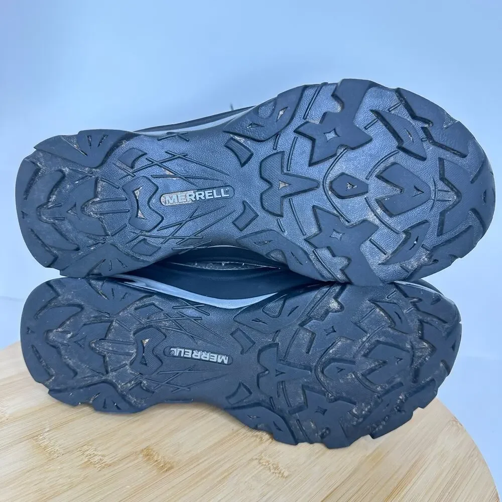Merrell Snowbound Mid Waterproof Insulated Snow Boots Gray Womens Size 8